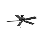 Maxim Lighting 89915BK 52" Black Ceiling Fan