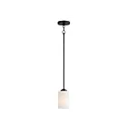 Maxim Lighting 90030SWBK Deven 1-Light 60W Black Pendant