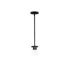 Maxim Lighting 90200CLBK Corona 1-Light 60W Black Pendant