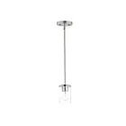 Maxim Lighting 90200CLSN Corona 1-Light 60W Satin Nickel Pendant