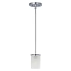 Maxim Lighting 90200FTSN Corona 1-Light 60W Satin Nickel Pendant