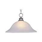 Maxim Lighting 91076MRSN Essentials - 9106x 1-Light 60W Satin Nickel Pendant
