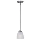 Maxim Lighting 92061FTSN Stefan 1-Light 60W Satin Nickel Pendant