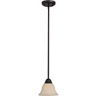 Maxim Lighting 92200FIOI Manor 1-Light 60W Oil Rubbed Bronze Pendant