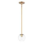 Maxim Lighting 98410CLNAB Branch 1-Light 60W Natural Aged Brass Pendant
