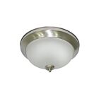Maxlite ML2E242TRNI27-V2 2-Lights 22W Brushed Nickel LED Flush Mount