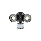 Maxlite MSL2HAL 25W Black 2-Heads Security Light 5000K