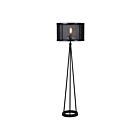 Renwil Livingstone LPF582 Black Powder Coated 100W Floor Lamp