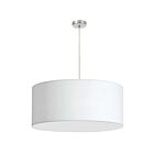 Dainolite DRM-L-790 Oversized Drum 1-Light 150W White LED Drum Pendant
