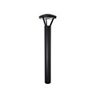 Naturaled FX10PWY18SW-42-WCCT3-BK-T5-347 Black Post Top Light Wattage and CCT Selectable