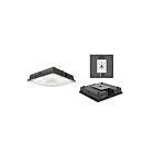 Naturaled FX13SCM100SW-8CCT3-BK Black Wattage Selectable LED Slim Canopy