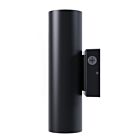 Naturaled FX4DWS20SW-20-8CCT3-BK-347-PH Wattage Selectable Black Wall Sconce