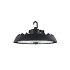Naturaled HBR12-200S-110-8C2-BK-347-Z10 Black LED Round High Bay Wattage and CCT Selectable
