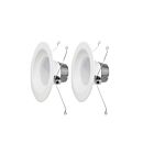 Naturaled LED4RL-56L50K 9W Blanc 4" Ensemble encastré à LED