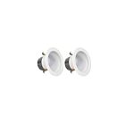 Naturaled LED4RL-56L827CP-2-Pack 9W White Retrofit Recessed Light