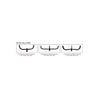 Naturaled MT-2.5RTBV2.5-3120-BZ Bronze 2.5" Round Tenon Vertical Triple Head 120� 