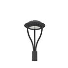 Nexleds NX-3PT-150W-X-DV-A-Y Black Post Top Wattage and CCT Selectable