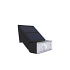 Nexleds NX-412S-2W-3K 2W Black Flexibeam Solar Wall Light 3000K