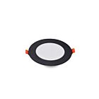 Nexleds NX-4NSP-9W-5CCT-B 9W 4" Black LED Slim Recessed Light CCT Selectable
