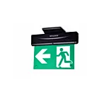 Nexleds NX-EMRMEPB Black LED Running Man Exit Signs Light
