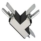 Nexleds NX-LA-T-BK T Connector for Architectural Linear Lights
