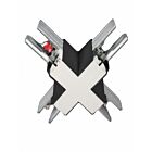 Nexleds NX-LA-X-BK X-Connector for Architectural Linear Lights