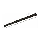 Nexleds NX-LAL4F-50W-L-DV-TCP-B 4' Black LED Architectural Linear Light Wattage and CCT Selectable