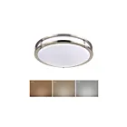 Nexleds NXFMDR11-18W 18W 11" Brush Nickel Ring and White LED Flush Mount