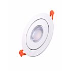 Nexleds NXW504WE1WH-10 10W 4" White LED Gimbal Recessed Light CCT Selectable