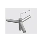 Nova Pole 101-99-TAPT03-Fx PT3 Tenon Mounting Adaptor, 3 Tenons 120°