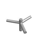 Nova Pole 101-99-TAPT03-Fx PT3 Tenon Mounting Adaptor, 3 Tenons 120°