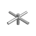 Nova Pole 101-99-TAPT04-Fx PT4 Tenon Mounting Adaptor, 4 Tenons 90°