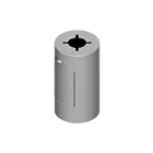 Nova Pole DTB36 Open Top Round Service Base