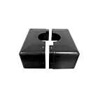 Nova Pole SQUARE-PLASTIC-FOR-ROUND-POLES Square Plastic Base Cover for Round Poles Decorative Base