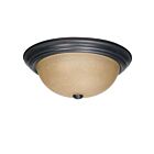 Nuvo Lighting 60-1257 3-Lights Mahogany Bronze Flush Mount Light