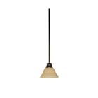 Nuvo Lighting 60-1277 Empire 1-Light Mahogany Bronze Pendant 