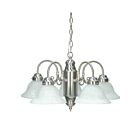 Nuvo Lighting 60-1290 5-Light Brushed Nickel Chandelier