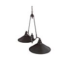 Nuvo Lighting 60-1703 Bridgeview 2-Lights Mission Dust Bronze Pendant 