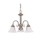 Nuvo Lighting Ballerina 60-182 3-Light Brushed Nickel Chandelier