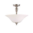 Nuvo Lighting 60-1827 Dupont 3-Lights Brushed Nickel Flush Mount
