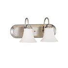 Nuvo Lighting Dupont 60-1833 2-Light Brushed Nickel Vanity Light
