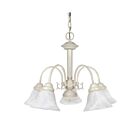 Nuvo Lighting Ballerina 60-187 5-Light Textured White Chandelier