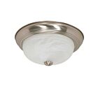 Nuvo Lighting 60-198 2-Lights Brushed Nickel Flush Mount