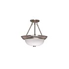 Nuvo Lighting 60-202 3-Lights Brushed Nickel Flush Mount