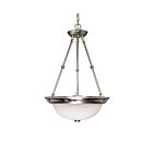 Nuvo Lighting 60-203 3-Lights Brushed Nickel Hanging Lantern Pendant 