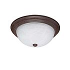 Nuvo Lighting 60-207 3-Lights Old Bronze Flush Mount
