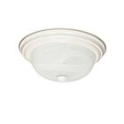 Nuvo Lighting 60-221 2-Lights Textured White Flush Mount