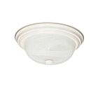 Nuvo Lighting 60-222 2-Lights Textured White Flush Mount