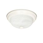 Nuvo Lighting 60-223 3-Lights Textured White Flush Mount