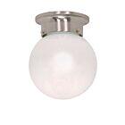 Nuvo Lighting 60-245 1-Light Brushed Nickel Flush Mount